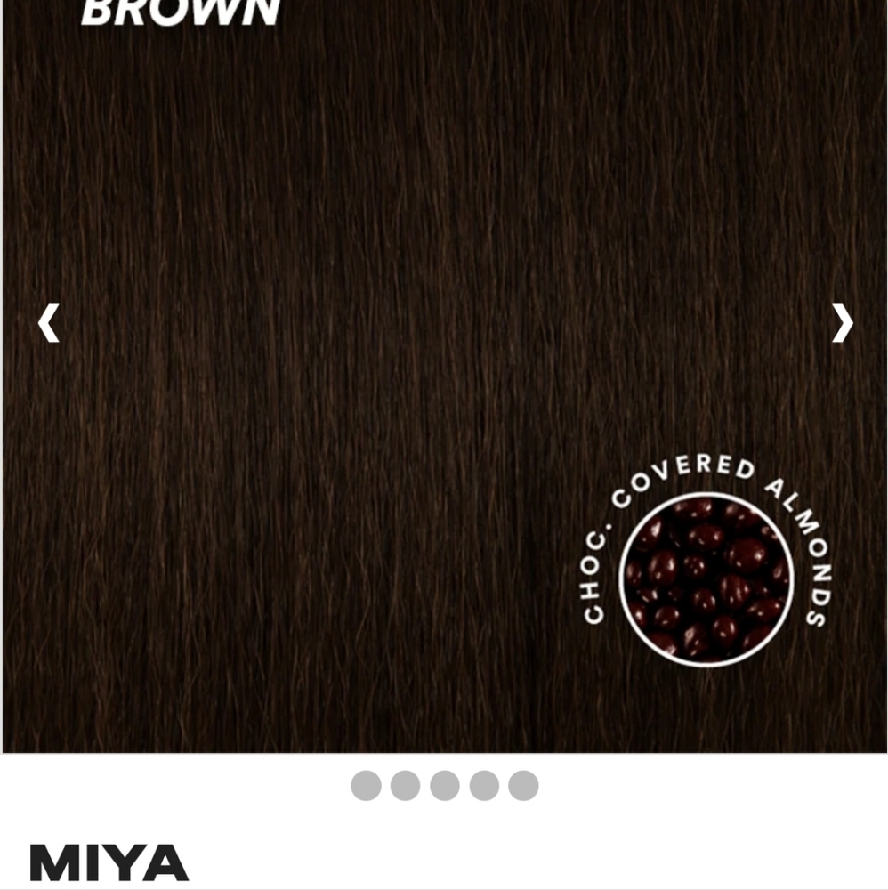 INH insert name here ponytail hair extension dark brown MIYA